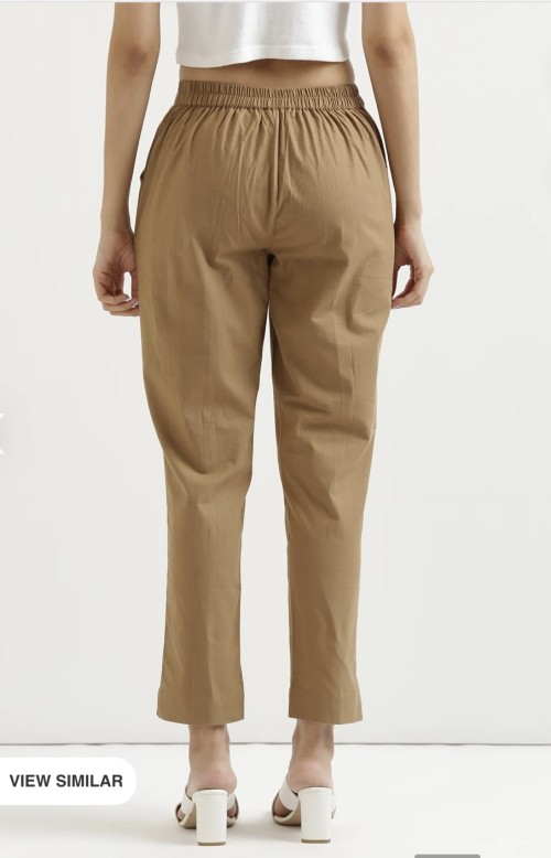 Cotton Trousers - Regular Fits - Khakee