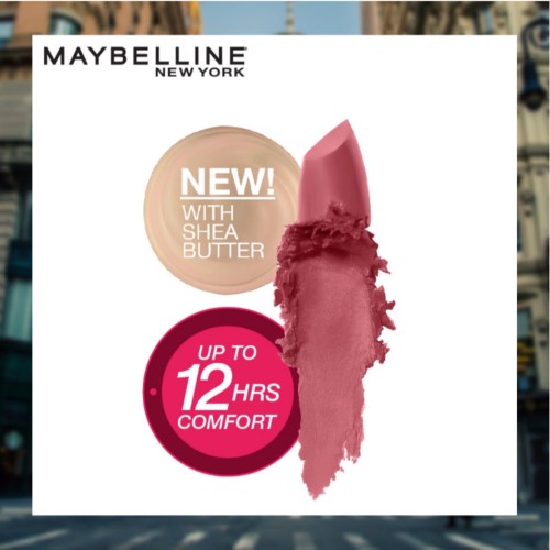 Maybelline New York Color Sensational Creamy Matte Lipstick - 660 Touch of Spice (3.9g)