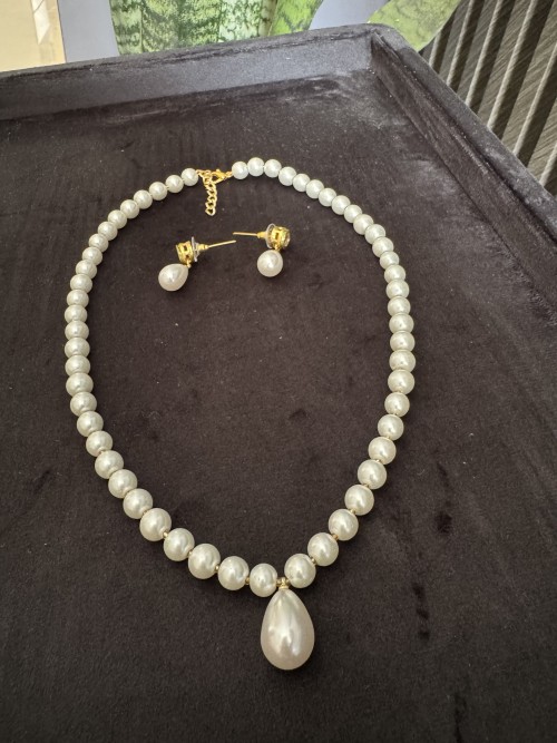 Anhad's White Shell Pearls - Necklace