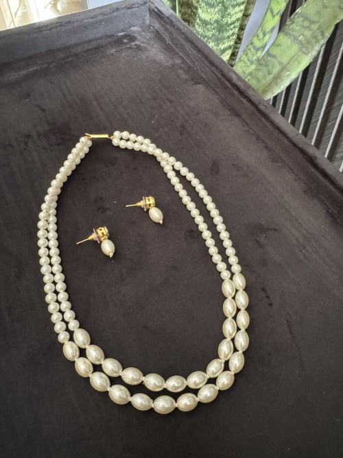 Anhad's White Shell Pearls - Necklace