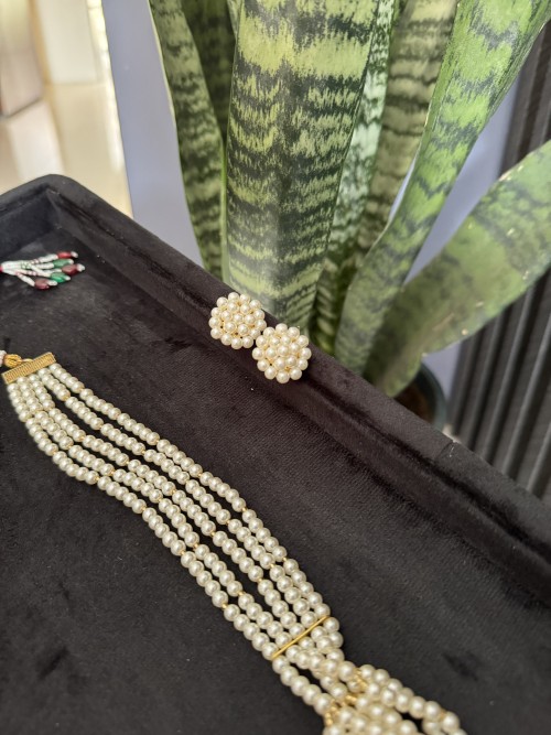 Anhad's White Shell Pearls - Necklace