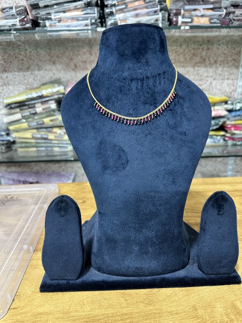 Anhad's The Delicate Jewel Fringe Chain - (Sleek Chain with Short Drops ...